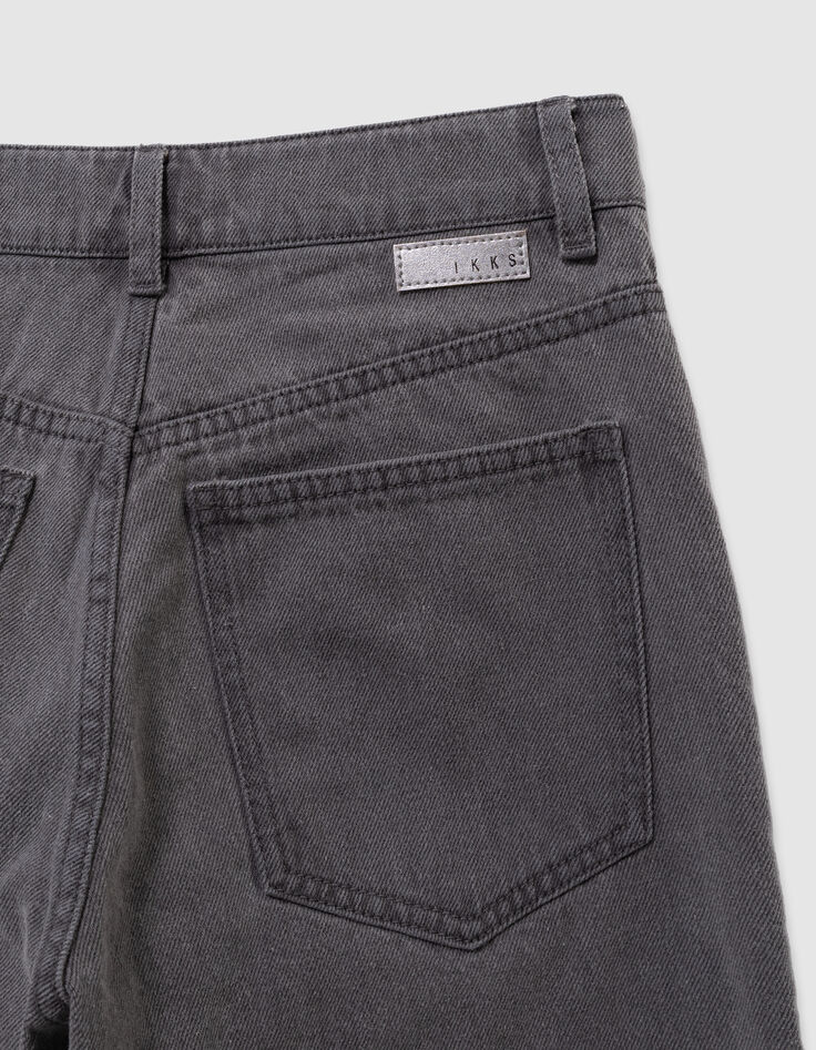 Girls’ grey gaucho jeans-6