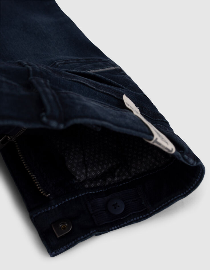 Boys’ blue black skinny jeans-7