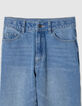 Blaue Gaucho-Mädchenjeans-4