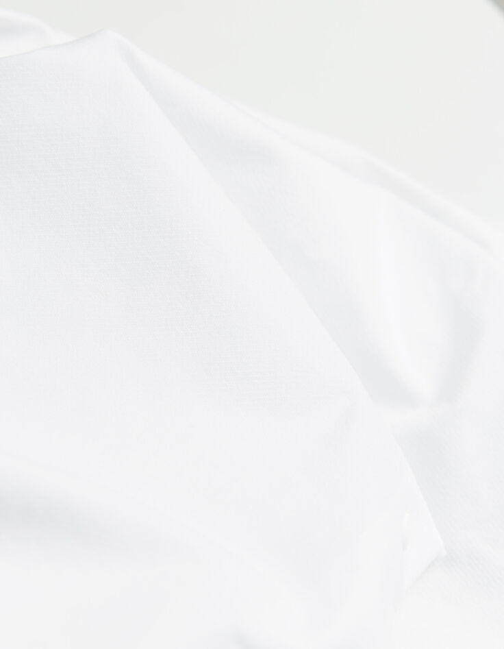 Chemise regular blanche maille EASY CARE Homme-6
