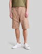 Men’s beige CARGO CROPPED Bermuda shorts-2