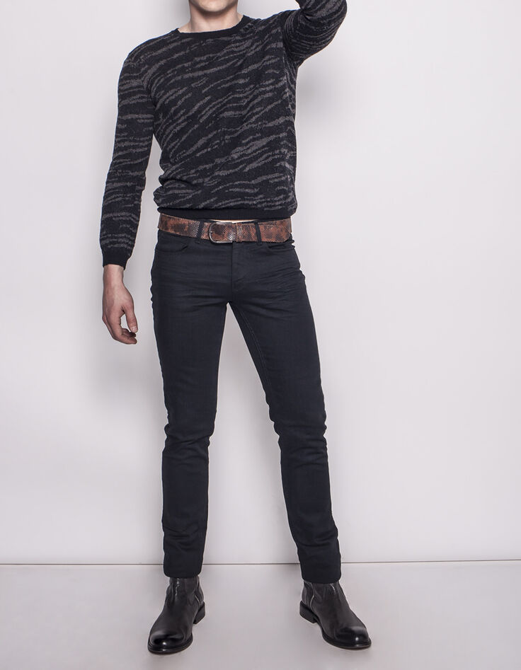 Pull jacquard homme-2