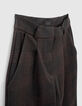 Women’s check Milano wide-leg suit trousers-2