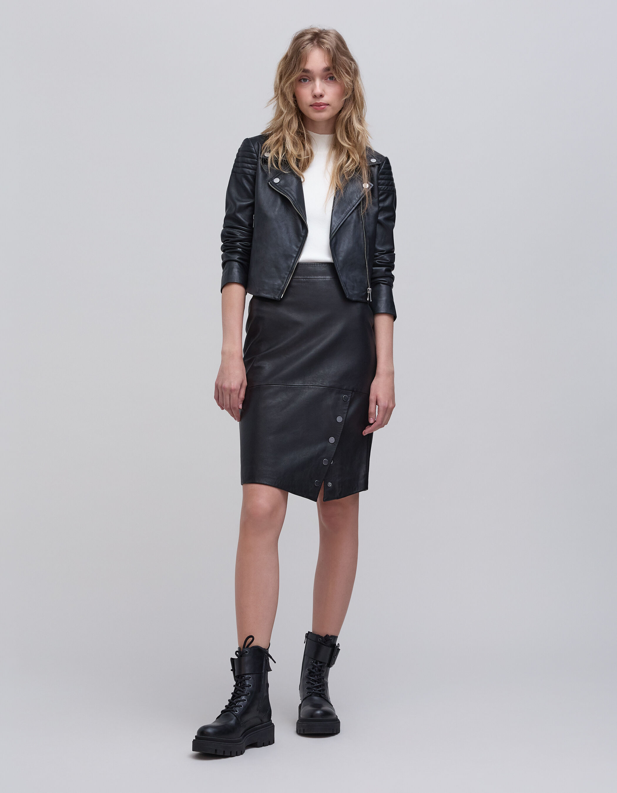 Jupe outlet cuir ikks