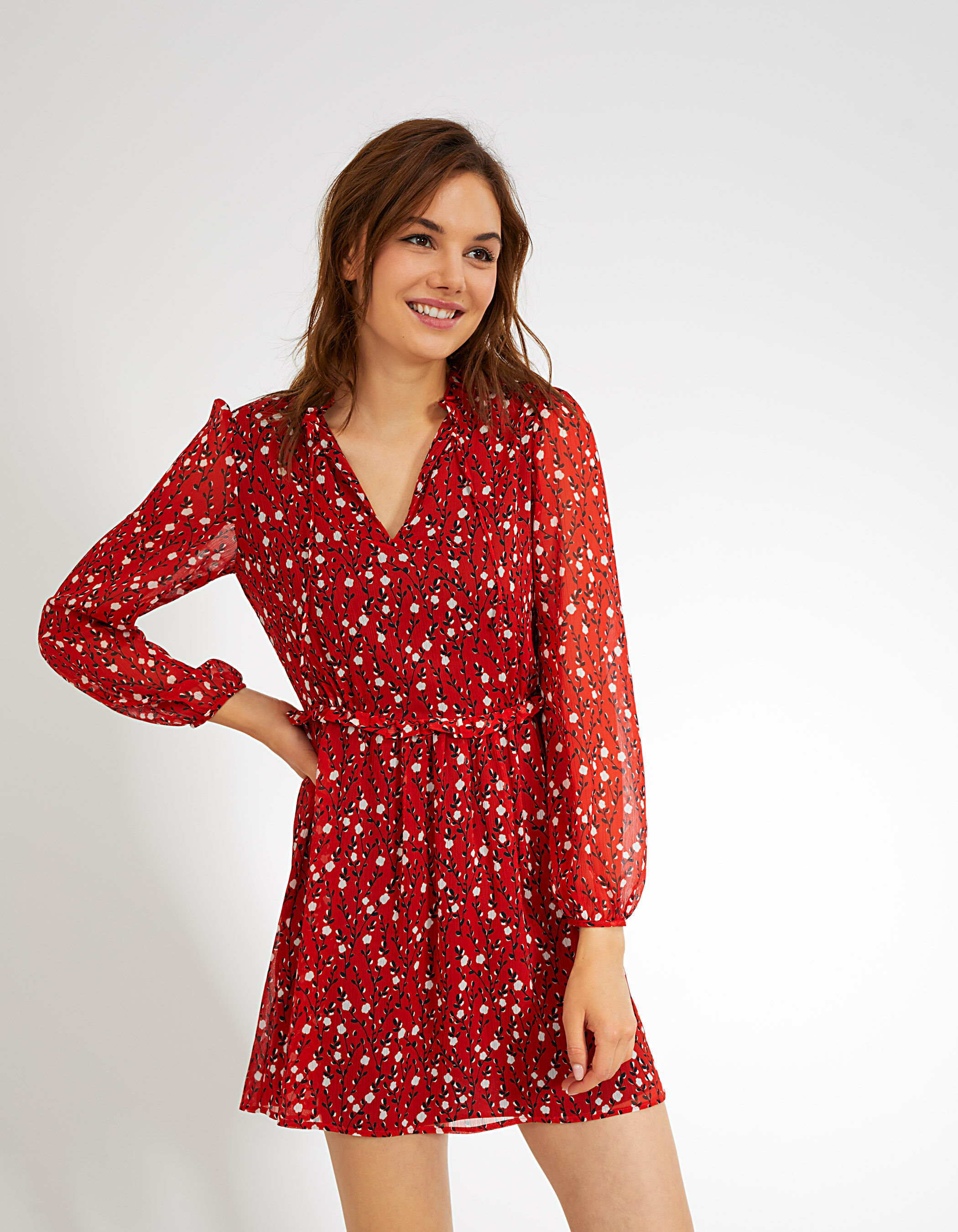 Robe 2025 rouge ikks