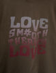 Girls’ bronze cropped T-shirt with print on back and hood-5