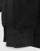 Jungen-Strickjacke, Schwarz, Stick und Nieten hinten-5