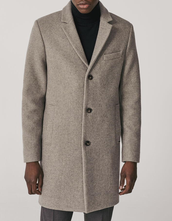 Men’s mink mid-length coat - IKKS