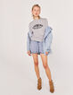 Women’s grey slogan image sweatshirt-6