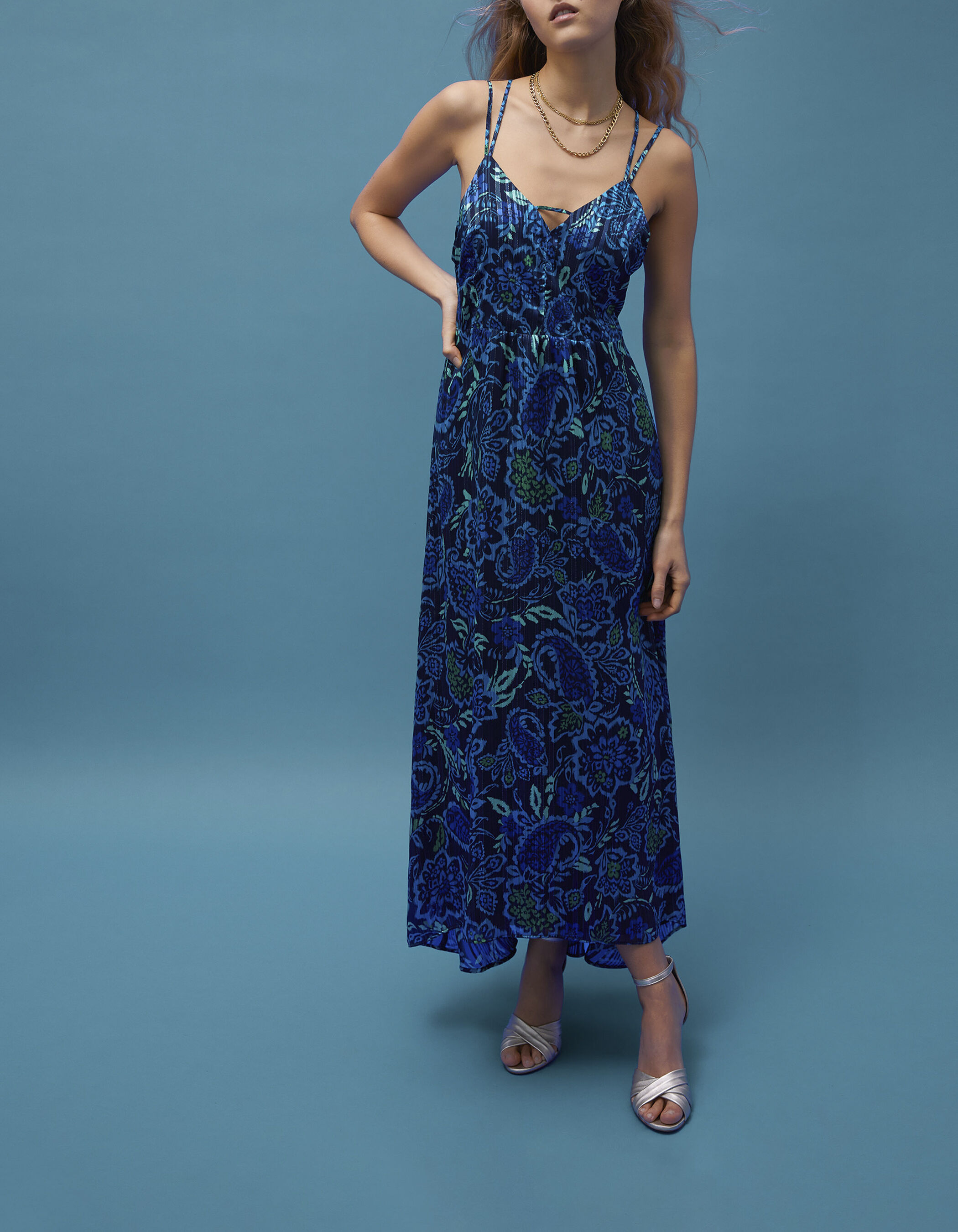 Ikks robe store bleu marine