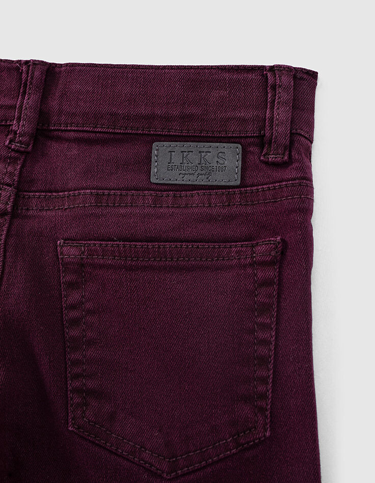Boys’ dark purple slim jeans-5