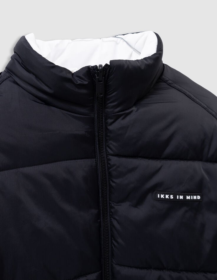 Jungen-Wendesteppjacke mit abnehmbarer Kapuze-6 Jungen-Wendesteppjacke mit abnehmbarer Kapuze-6