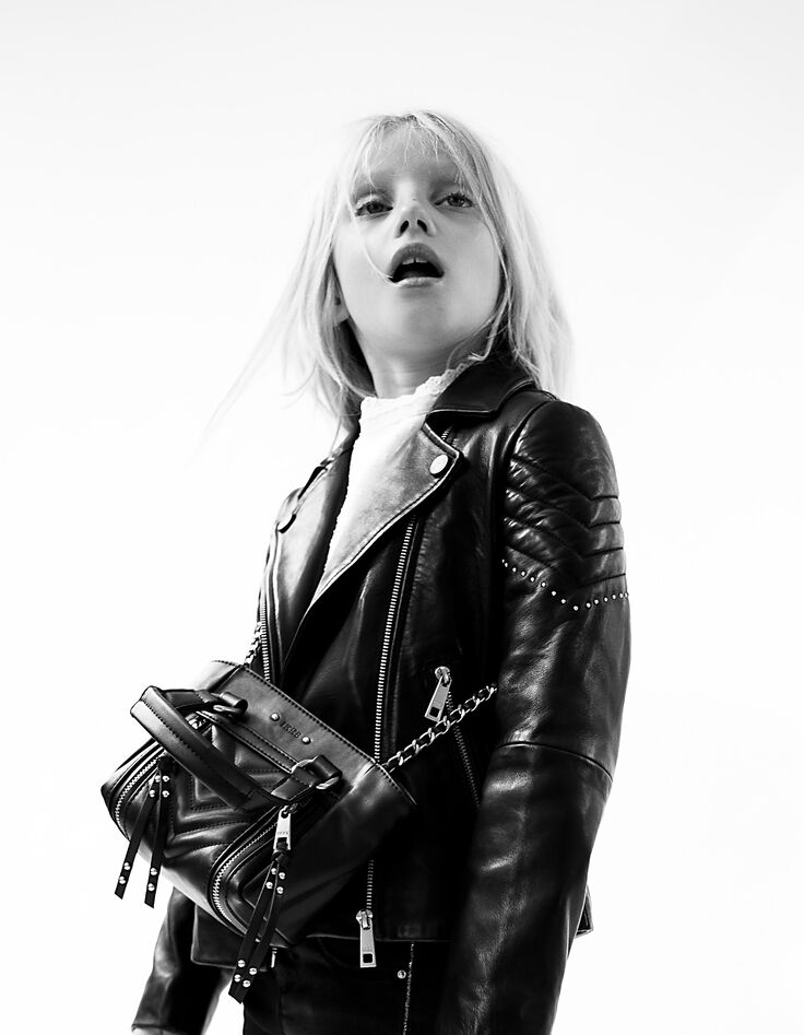 THE NANO 1440 Leather Story tote bag-6