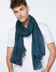 Pañuelo azul oscuro circuitos verde esmeralda Hombre-4