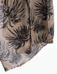 Men’s mink scarf with black palm-tree print-2