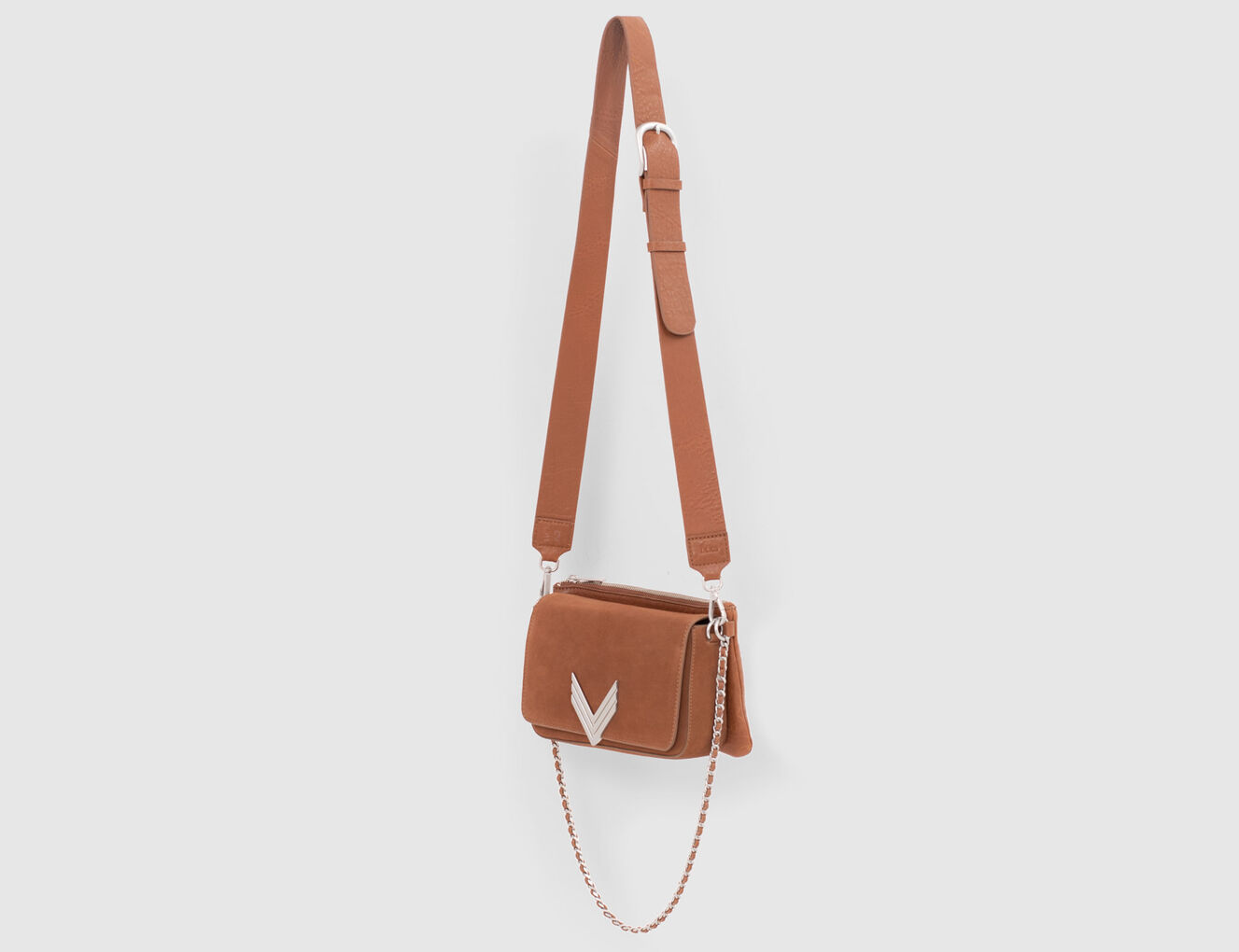 Le 111 Marion cuir de vachette velours noisette femme - IKKS-3