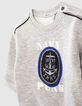 Baby boys’ grey lion-anchor lenticular image sweatshirt-2