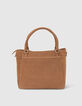 Roestbruine leren shopper The Artist Dames-3