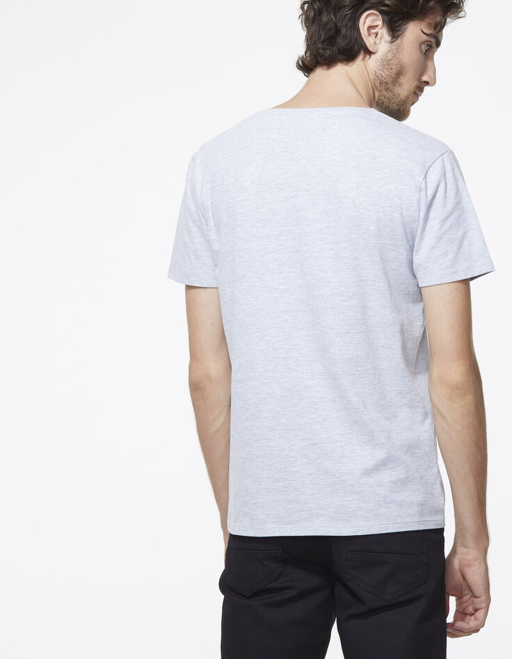 Men's grey T-shirt-4