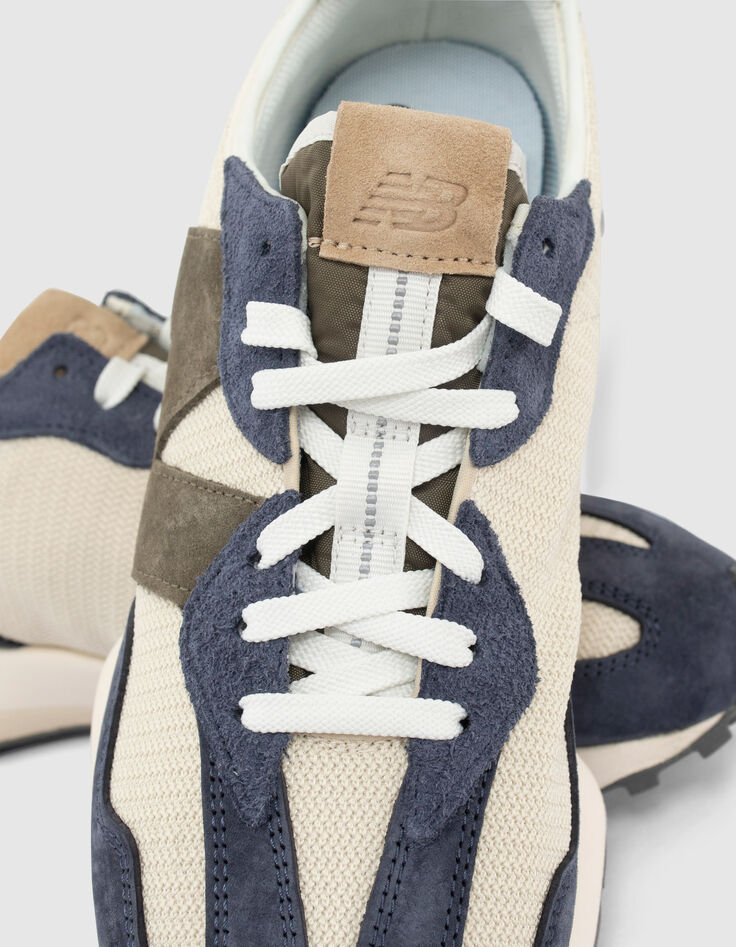 Baskets crème New Balance 327 Homme-6