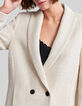 Abrigo crudo efecto tweed-4