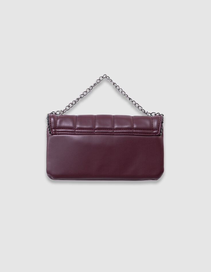 Sac à main bordeaux bordure microbilles fille-5