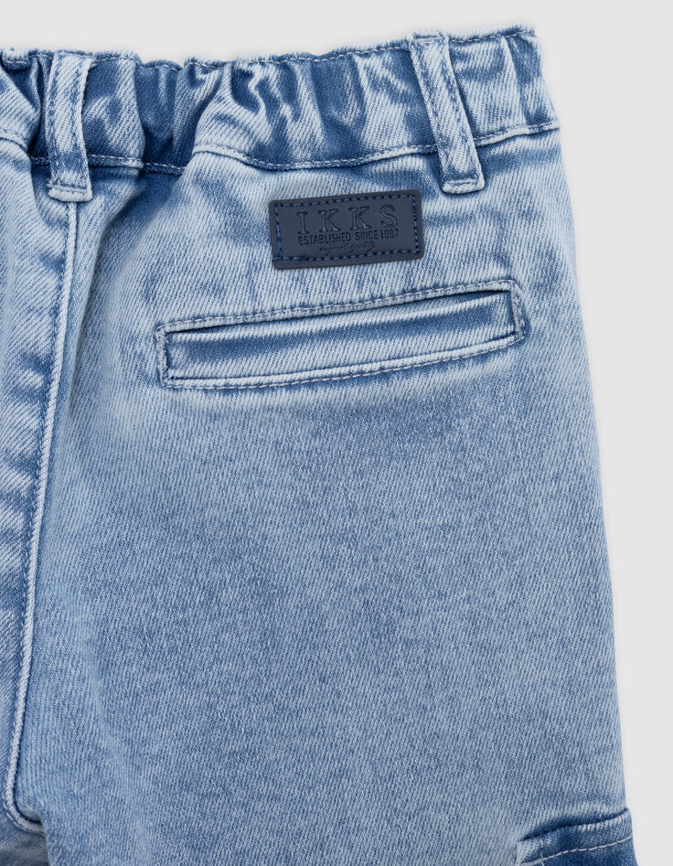 Jean JOGGER BATTLE bleu Waterless garçon-7