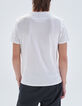 Wit T-shirt opdruk buildings DRY FAST Heren-3