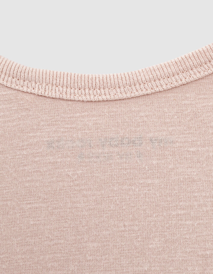 Baby’s light pink guitar graphic organic cotton bodysuit-7