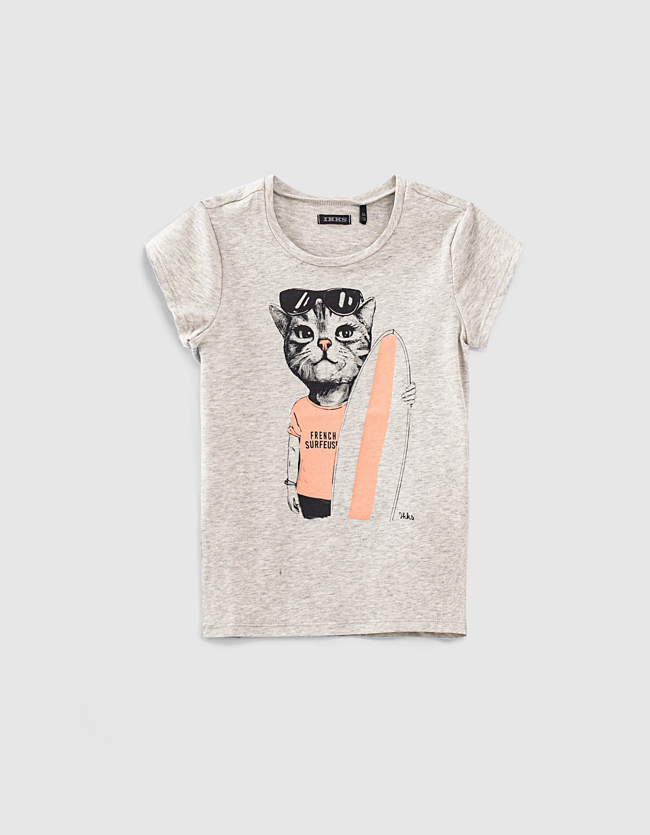 Tee shirt shop chat fille