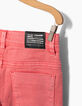 Bermudas rosa medio vaqueras niño -5