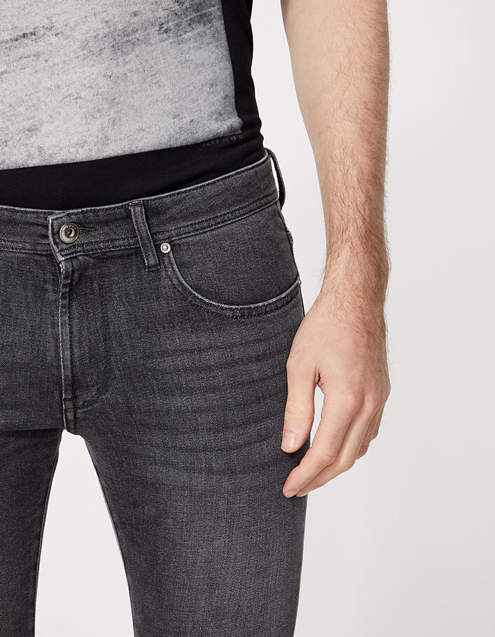Men’s anthracite Casa IKKS BETTER SKINNY jeans - IKKS