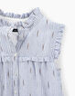 Blusa navy de rayas con volantes niña-4
