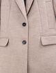 Manteau droit sésame décor broche strass Femme-6