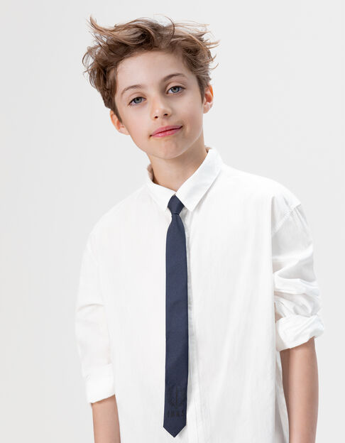 Boys' navy blue tie  - IKKS