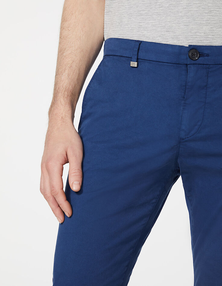 Men's blue SLIM chinos-4 Men's blue SLIM chinos-4