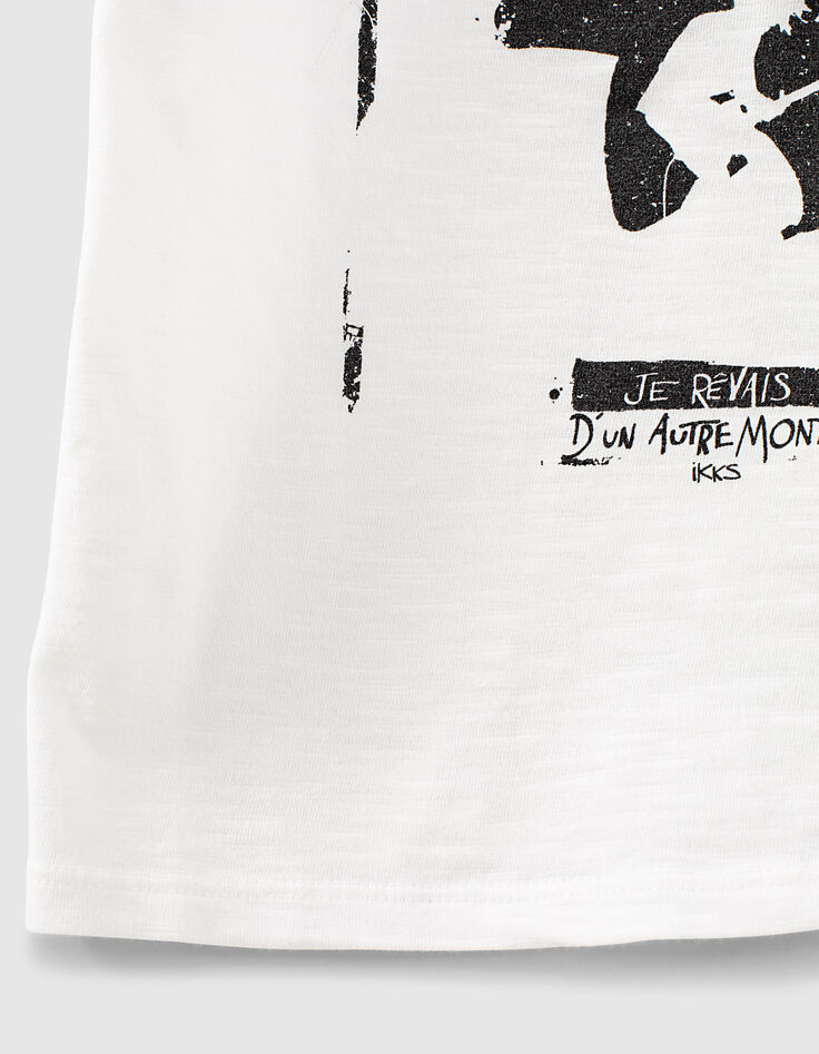 Boys’ off-white trompe-l'œil image organic T-shirt-4 Boys’ off-white trompe-l'œil image organic T-shirt-4