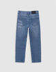 Vaqueros STRAIGHT azul waterless niño-6
