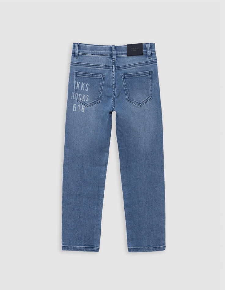 Vaqueros STRAIGHT azul waterless niño-6