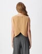 Top de mujer con espalda de sarga Lyocell&reg; beige-3