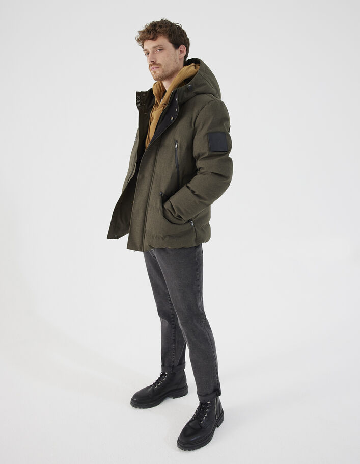 Jacket Manteau Kaki Ikks Veste Hiver Homme Ikks