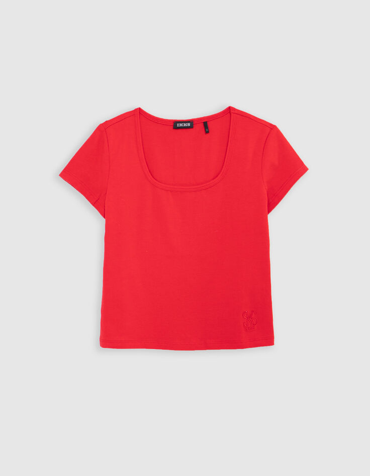 Rood T-shirt voor meisjes-1