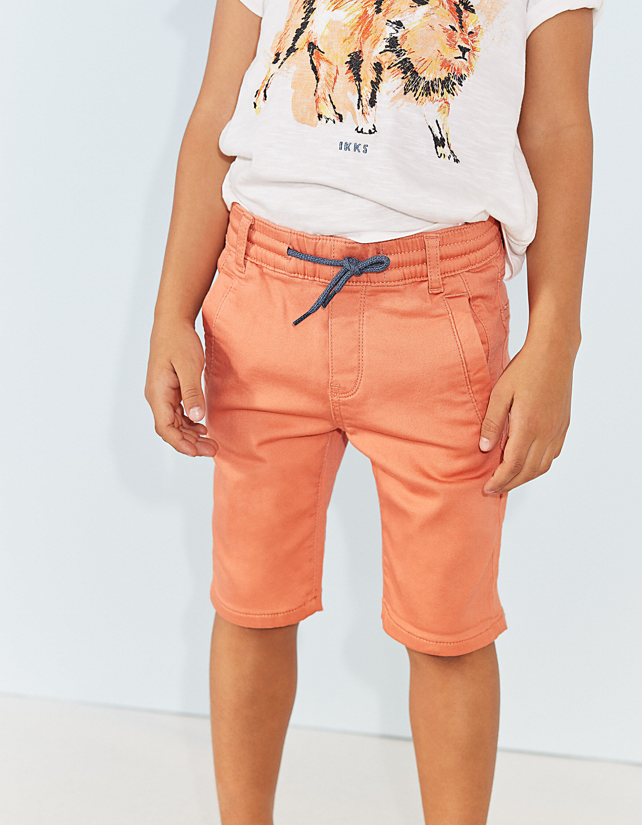 Boys Essentials terracotta Bermudas