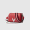 Le 111 Scarlett cuir d'agneau rouge et cuir de vachette pony z&egrave;bre femme - IKKS image number 1