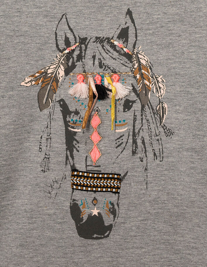 Girls’ horse T-shirt - IKKS