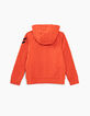 Cardigan orange clair à message garçon -2