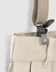 Baby boys’ light beige marl chinos with braces-5