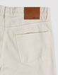 Serge Herren ecru gerade Jeans-4