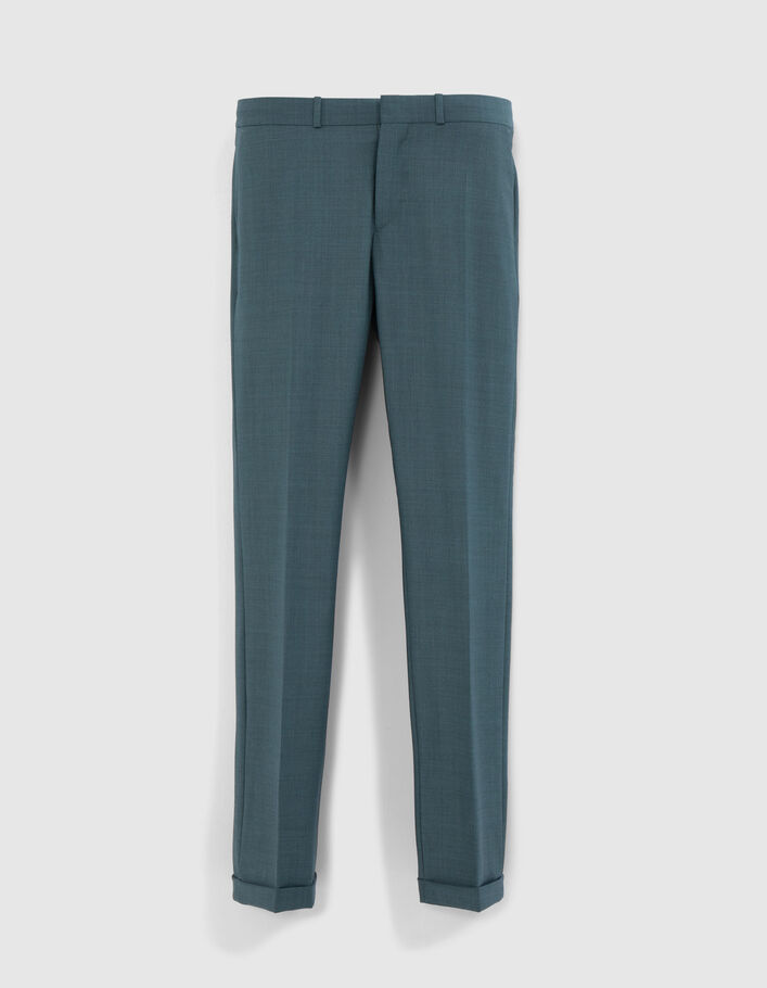 Pantalon de costume vert bleuté Homme - IKKS