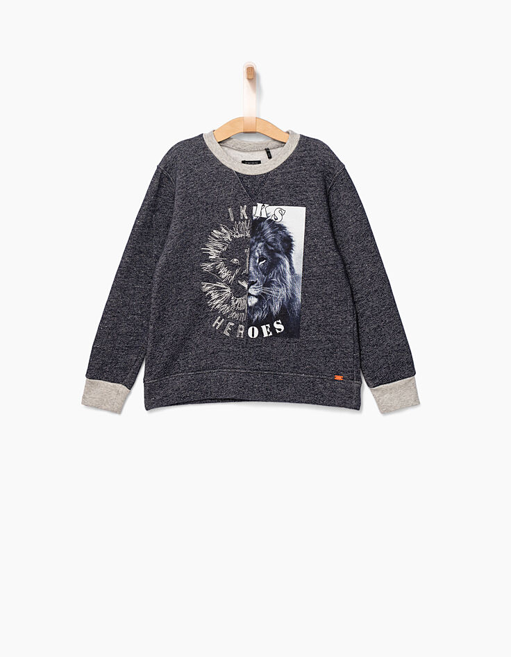 Boys’ navy lion’s head sweatshirt -2 Boys’ navy lion’s head sweatshirt -2